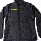 Earthling Outerwear Hyper-Loft puffy jacket, nylon shell with Earthling chest embroidery
