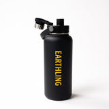 Earthling Outerwear 34 oz insulated water bottle with Earthling print