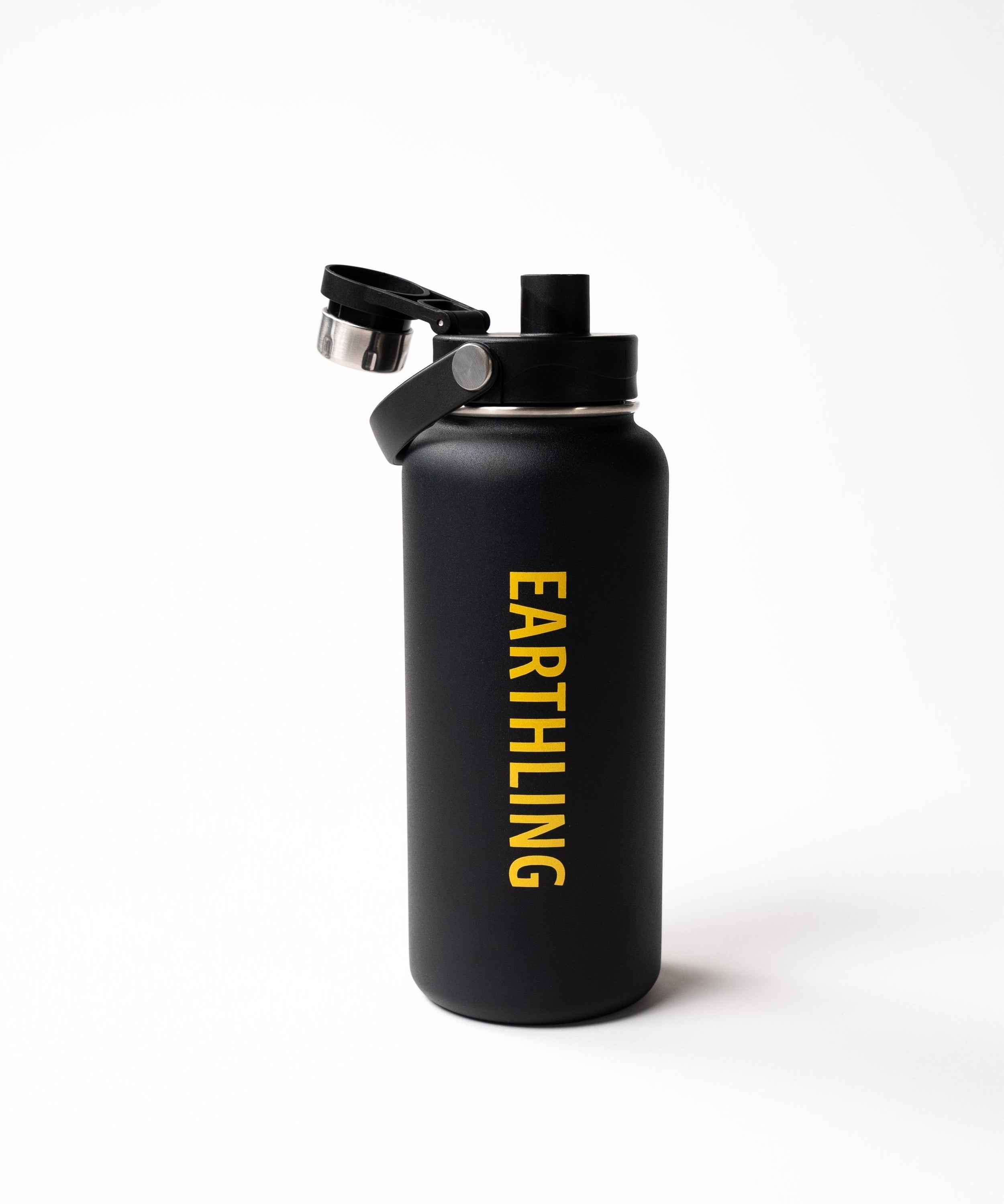 Earthling Outerwear 34 oz insulated water bottle with Earthling print