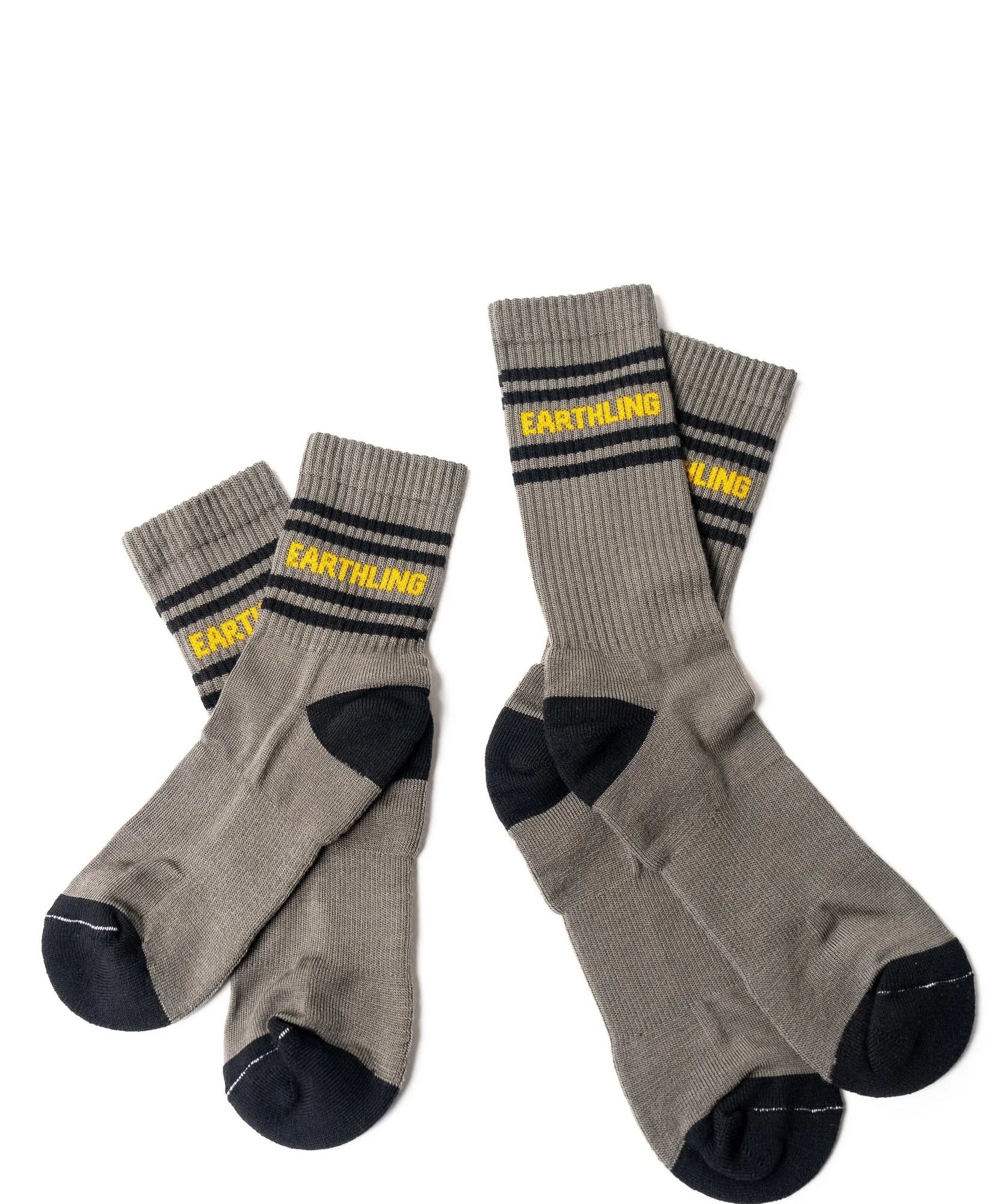 Earthling knit socks in crew and quarter styles